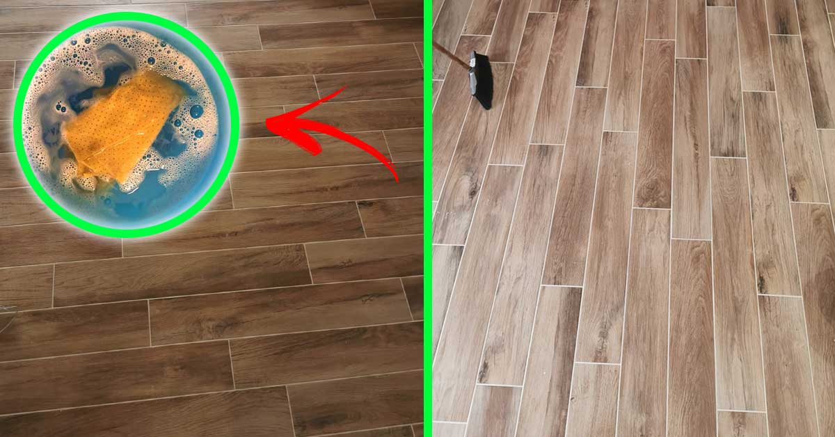 differenza tra pavimento in gres effetto legno pulito e sporco
