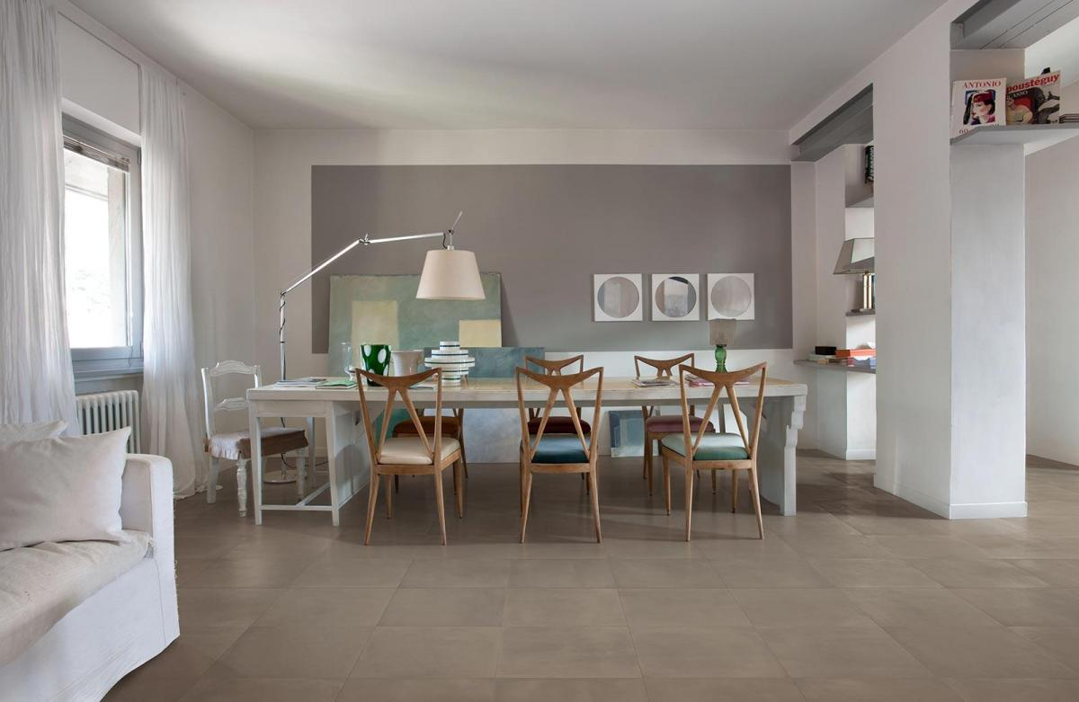 Pavimento Marazzi serie Poudre formato 45X45 colore Mud - Capolino1929